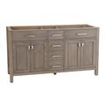 Randolph Morris Mason Hill 60 Inch Oak Vanity Base - Gray Oak RMFED-20-60-GY