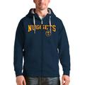 Men's Antigua Navy Denver Nuggets Victory Full-Zip Hoodie