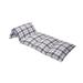 East Urban Home English Tartan Motif Old Fashioned Cultural Display Outdoor Cushion Cover Polyester in Gray | 36 W x 88 D in | Wayfair