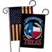 Breeze Decor Don't Mess Texas 2-Sided Polyester 3'3 x 2'3 ft. House Flag in Black/Yellow | 18.5 H x 13 W in | Wayfair