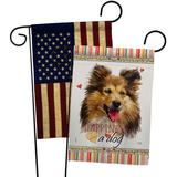 Breeze Decor Miniature Poodle Happiness 2-Sided Polyester 18 x 13 in. Garden Flag | 18.5 H x 13 W in | Wayfair BD-PT-GP-110216-IP-BOAA-D-US20-BD