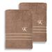 Lark Manor™ Alamanno Monogrammed 2 Piece 1 Turkish Cotton Bath Sheet Towel Set Terry Cloth/Turkish Cotton | Wayfair