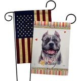 Breeze Decor Miniature Poodle Happiness 2-Sided Polyester 18 x 13 in. Garden Flag | 18.5 H x 13 W in | Wayfair BD-PT-GP-110154-IP-BOAA-D-US20-BD