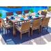 Latitude Run® 8 - Person 81.5" Long Outdoor Dining Set w/ Cushions Plastic/Wicker/Rattan in Brown | Wayfair FBDAFD20E37F43929D5DE1205E303C71