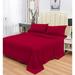 Latitude Run® Briette 1800 Thread Count Rayon from Bamboo Sheet Set Rayon from Bamboo/Rayon in Red | Twin XL | Wayfair