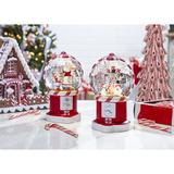 The Holiday Aisle® 2 Piece Water Globe Set Plastic | 9 H x 6.5 W x 5.5 D in | Wayfair B19662ED1DBC4D1A8C59E7856F310EA1