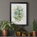 Red Barrel Studio® Greenery II - Picture Frame Painting on Canvas in Black/Blue/Green | 30.5 H x 22.5 W x 1.5 D in | Wayfair