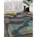 96 x 96 x 0.35 in Area Rug - East Urban Home Abstract Modern 1284 Area Rug Polyester/Wool | 96 H x 96 W x 0.35 D in | Wayfair