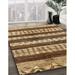 Brown/White 96 x 96 x 0.35 in Area Rug - Dakota Fields Haraway Abstract Brown/Beige Area Rug Polyester/Wool | 96 H x 96 W x 0.35 D in | Wayfair