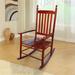 Rosalind Wheeler Corbe Rocking Chair Solid + Manufactured Wood in Blue | 42.25 H x 24.5 W x 32.9 D in | Wayfair 22E8DA5E33D843BD977081AE7CD3642D