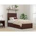 Lark Manor™ Ney Solid Wood Storage Platform Bed Wood in Brown | 47.625 H x 38.25 W x 81.5 D in | Wayfair 74C7CB6A6013494C8F55E84A079DD367