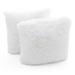 Trule Whalan Square Pillow Cover & Insert Faux Fur/Polyester/Polyfill in White | 18 H x 18 W x 1 D in | Wayfair 42E0C16BB05540F098E2AE2EEAEBF1B8