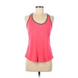 Active by Old Navy Active Tank Top: Pink Color Block Activewear - Women's Size Medium