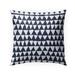 PYRAMIDS NAVY Indoor|Outdoor Pillow By Becky Bailey