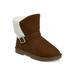 Women's Faux Suede With Berber Back Ankle Boot by GaaHuu in Tan (Size 10 M)