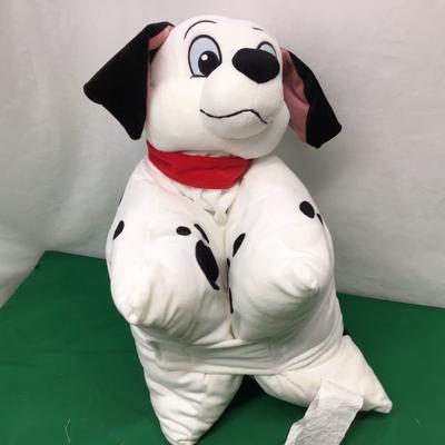 Disney Toys | Disney Parks Pillow Pet Plush Lucky The Dalmation Collectible | Color: Black/White | Size: 20"