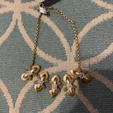 J. Crew Jewelry | Brand New J.Crew Necklace | Color: Gold/Gray | Size: Os