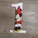 Disney Accents | Hand Painted Minnie Mouse First Birthday Number One 1 | Color: Red/White | Size: Os