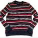 American Eagle Outfitters Sweaters | American Eagle Outfitters Sweater Athletic Fit Blue Red White Knit Young Mens Xl | Color: Blue/Red | Size: Xl