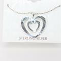 Giani Bernini Jewelry | Giani Bernini Double Heart Pendant Necklace In Sterling Silver, 18" + 2" $110 | Color: Silver | Size: Os