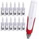 PIPM Derma Pen Microneedling Pen Professional with 12 PCS 36-Pin Cartridges for Face Skin Care Micro Needle Derma Pen Machine N2