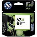 HP 62XL Original Black Ink Cartridge - Ink Cartridges (Original, Pigment Ink, Black, Envy 5640, High Yield (XL))