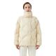 Orolay Womens Lightweight Down Jacket Diamond Quilted Short Coat with Stand Collar Biscotti S