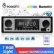 PodoNuremberg-Autoradio avec lecteur stéréo MP3 Bluetooth FM télécommande AUX/USB/TF 7 lumières