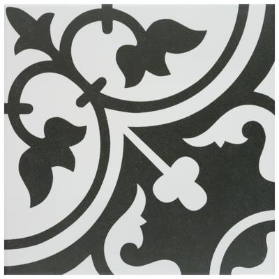 Merola Tile Arte Clover White 9-3/4