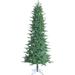 Fraser Hill Farm 7.5 Ft. Carmel Pine Slim Artificial Christmas Tree