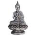 Bungalow Rose Thai Buddha Praying Lotus Seat Figurine Resin in Gray | 6.25 H x 4.5 W x 4 D in | Wayfair AAA3D10B968445DEBE9D320022143C84