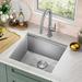 KRAUS Kore™ 21" L Undermount Workstation 16 Gauge Single Bowl Kitchen Sink w/ Accessories in Gray | 10.5 H x 21 W x 19 D in | Wayfair KWU111-21