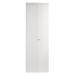 Bi-fold Doors - Custom Door and Mirror Flush Manufactured Wood Primed Bi-Fold Door Manufactured Wood in White | 80 H x 36 W in | Wayfair P3423068M