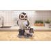 Millwood Pines 4"H Owl w/ Baby Standing On Tree Trunk Statue Wild Animal Decoration Figurine Resin in Brown/Gray | 4 H x 3.5 W x 3 D in | Wayfair