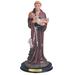 Trinx Burkeville Saint Anthony Statue of Padua Holy Figurine Religious Decoration Resin in Brown/Gray | 12 H x 4.5 W x 4 D in | Wayfair