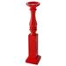 The Holiday Aisle® 31.5" Mdf Wood Spindle Stand Set Of 2 Wood in Red | 24.5 H x 5 W x 3.5 D in | Wayfair FE438C34F66D4D039F549CE9D6F5B4D0