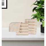 Eider & Ivory™ Altom Egyptian-Quality Cotton Highly Absorbent Washcloth Solid Medium Weight Face Towel in White | Wayfair CHMB1503 39752831