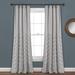 Rosdorf Park Corley Chenille 100% Cotton Chevron Semi-Sheer Curtain Panels Metal in Gray | 95 H in | Wayfair 94852267EA274E9C947AB3912D3131F8