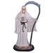 The Holiday Aisle® Santa Muerte Holding Scythe Statue Resin in White | 24 H x 11 W x 8 D in | Wayfair 65000F8BF2EA42AB93EF2BAE244ED0FA