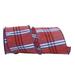 The Holiday Aisle® Ribbon, Polyester in Blue/Red/White | 4 H x 4 W x 4 D in | Wayfair CED5834520604C5B86F64BA93A20AF5B