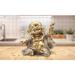 Dakota Fields Maitreya Buddha Holding Ingot Figurine Resin in Gray/Yellow | 4.25 H x 4 W x 3 D in | Wayfair B106E411E9944E7DAD83A2EA11E00F86