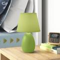 Wrought Studio™ Amishi 9.45" Table Lamp Set Ceramic/Fabric in Green | 9.45 H x 5.51 W x 5.51 D in | Wayfair 90B8AC12479B4C46ACB4EC9C023252FE