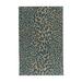 Blue/Green 48 x 0.39 in Area Rug - Langley Street® Elsberry Animal Print Handmade Tufted Wool Teal Area Rug Wool | 48 W x 0.39 D in | Wayfair