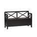 Anna Storage Bench by Linon Home Décor in Black