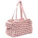 Pink 'Bubble Vogue' Ultra-Plush Fashion Designer Pet Carrier, 14.56" L X 6.7" W X 10.24" H, 1.11 LBS
