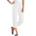 Plus Size Women's 7-Day Knit Capri by Woman Within in White (Size 6X) Pants