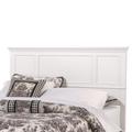 Naples Queen Headboard White Finish by Homestyles in White