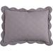 Florence Sham by BrylaneHome in Gray (Size KING) Pillow