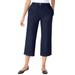 Plus Size Women's 7-Day Denim Capri by Woman Within in Indigo (Size 44 WP) Pants