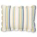 Florence Sham by BrylaneHome in Sky Blue Stripe (Size KING) Pillow
